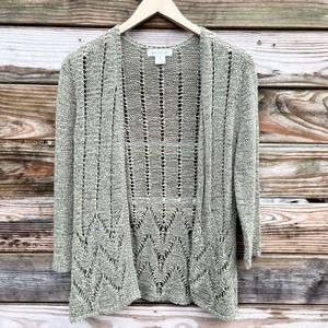 Skye’s the Limit Open Cardigan Sage Green S